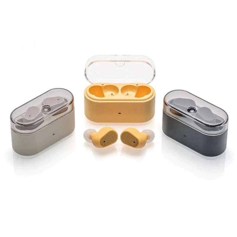 Moondrop Pudding ANC AI ENC True Wireless Hi-Fi LHDC-V 10mm Dynamic Driver Earbuds (MD-TWS-056) (Black, Grey, Yellow)