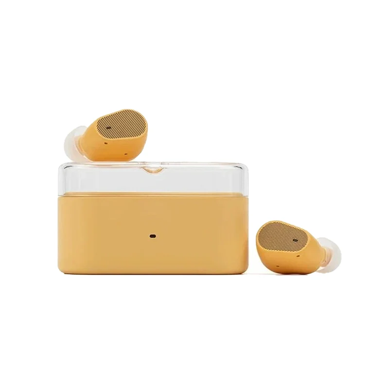 Moondrop Pudding ANC AI ENC True Wireless Hi-Fi LHDC-V 10mm Dynamic Driver Earbuds (MD-TWS-056) (Black, Grey, Yellow)
