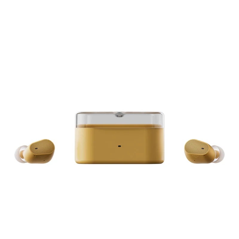 Moondrop Pudding ANC AI ENC True Wireless Hi-Fi LHDC-V 10mm Dynamic Driver Earbuds (MD-TWS-056) (Black, Grey, Yellow)