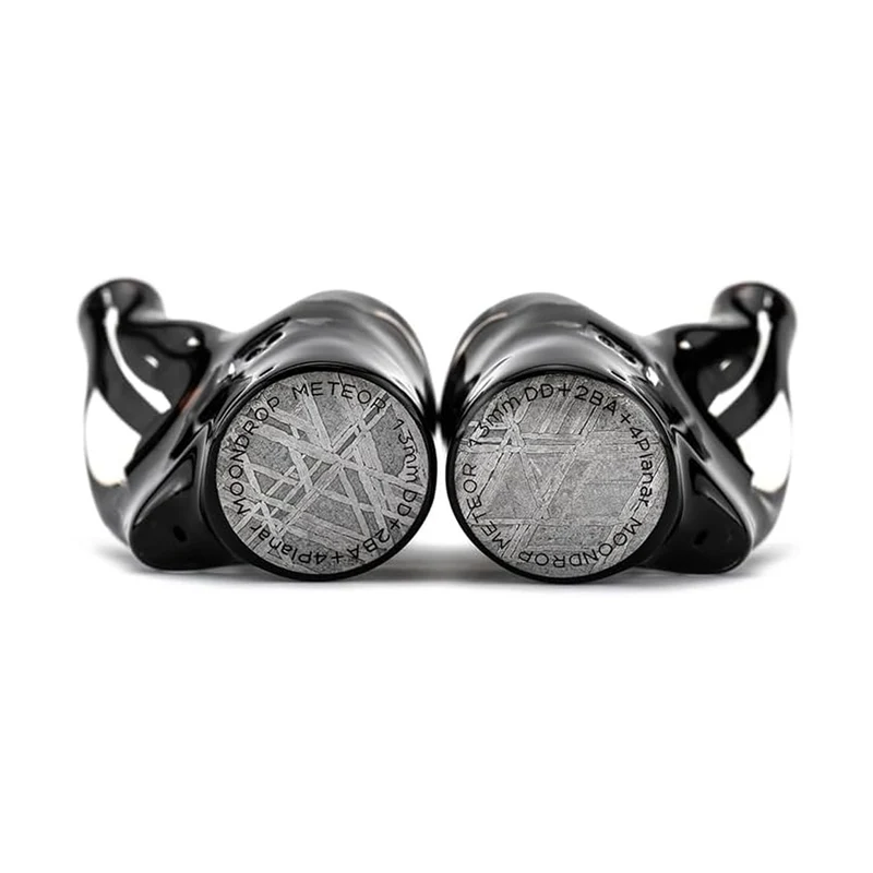 Moondrop Meteor 1DD + 2BA + 4Planar 0.78mm 2Pin Interchangeable Design Mixed Cable with Replaceable Plug 3.5mm SE + 4.4mm BAL In-Ear Earphones