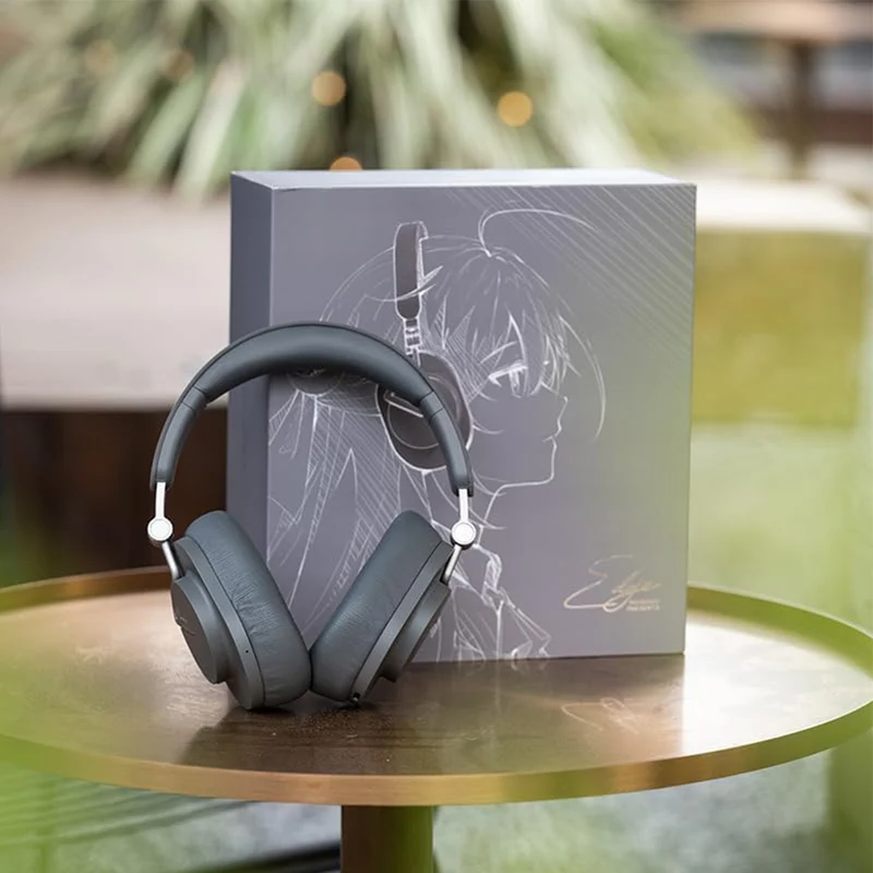 Moondrop Edge Full-Scene Immersive Series Hi-Fi Portable Wireless ANC Headphone Foldable Lightweight Headphone (Grey)