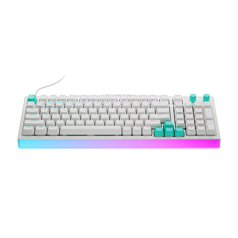 Logitech G512 X 98 Dual Swap TMR Analog/Mechanical 8k Gaming Keyboard (White) (920-014010)