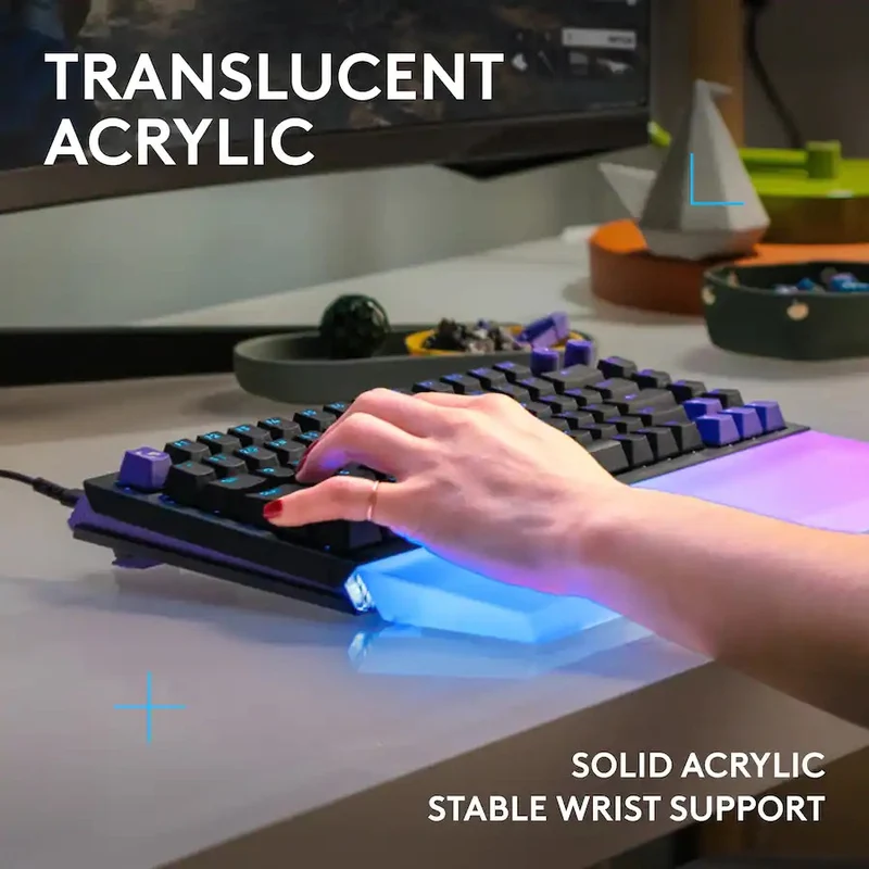 Logitech G512 X 75 Laser-etched Translucent Acrylic Palm Rest (943-001623)