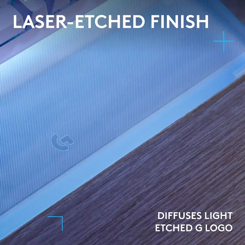 Logitech G512 X 75 Laser-etched Translucent Acrylic Palm Rest (943-001623)