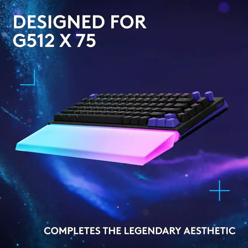 Logitech G512 X 75 Laser-etched Translucent Acrylic Palm Rest (943-001623)