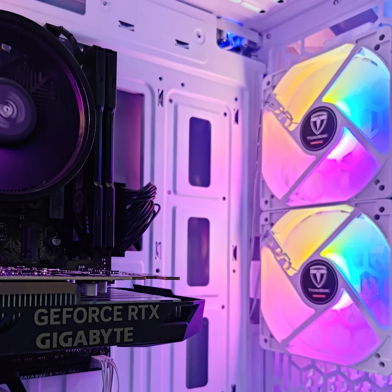 Alpha Vesta White Desktop Gaming PC | AMD Ryzen 5 5500 | 16GB (2x8GB) RAM | 512GB SSD | RTX 3050 | Windows 11 Pro