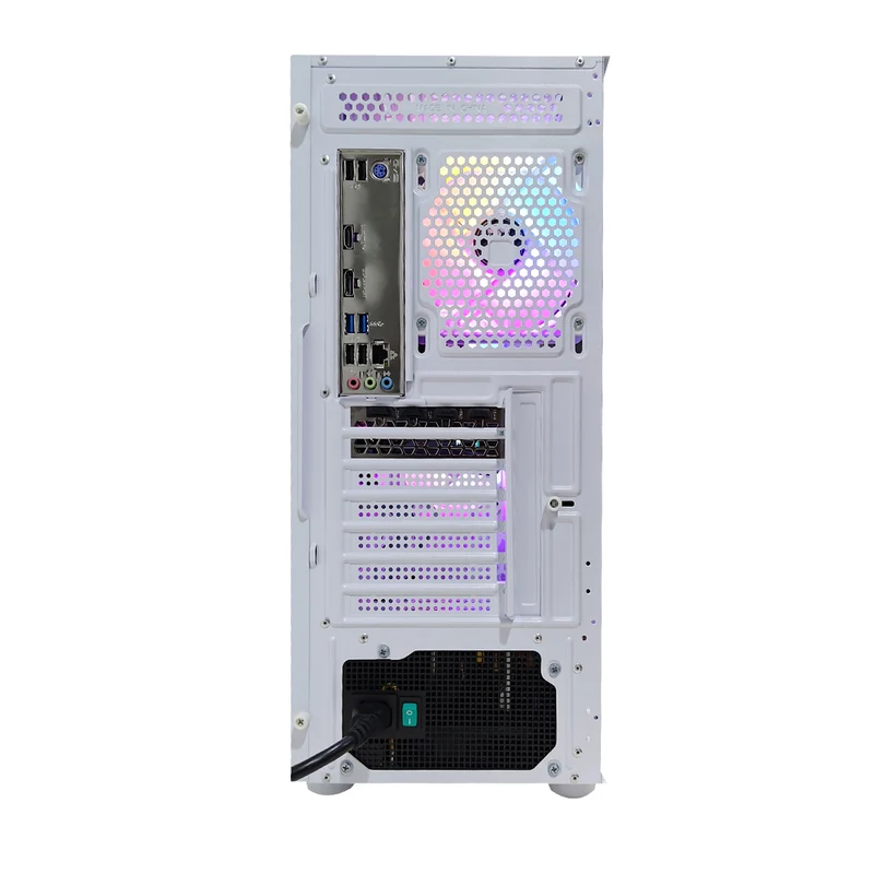 Alpha Vesta White Desktop Gaming PC | AMD Ryzen 5 5500 | 16GB (2x8GB) RAM | 512GB SSD | RTX 3050 | Windows 11 Pro