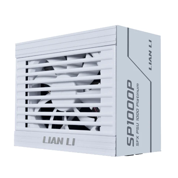 Lian Li SP01000P SFX 1000W 80+ Platinum ATX 3.1 Fully-Modular Power Supply (Black, White)