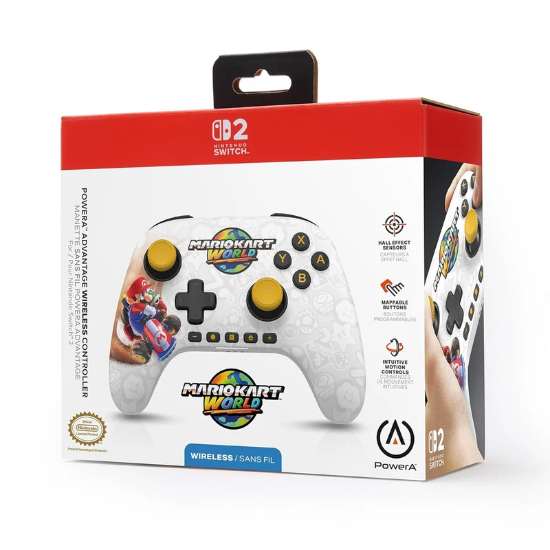 PowerA Advantage Wireless Controller for Nintendo Switch 2 (Mario Kart World)