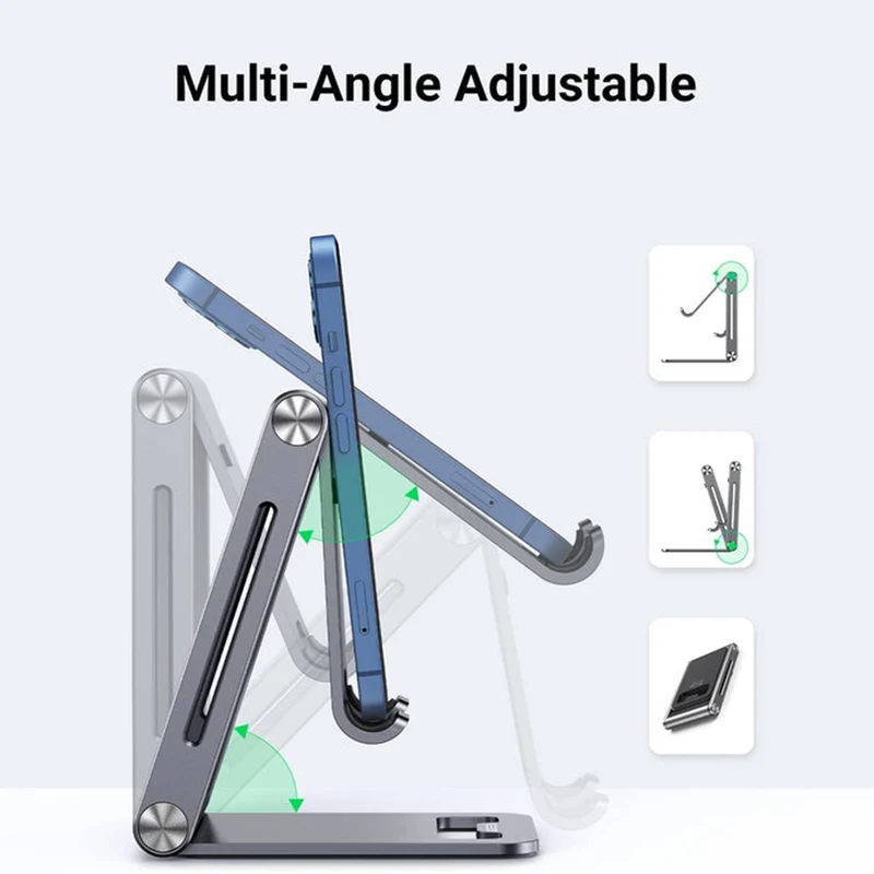 Ugreen Multi-Adjustable Metal Phone Holder with Roller (LP263/80708)