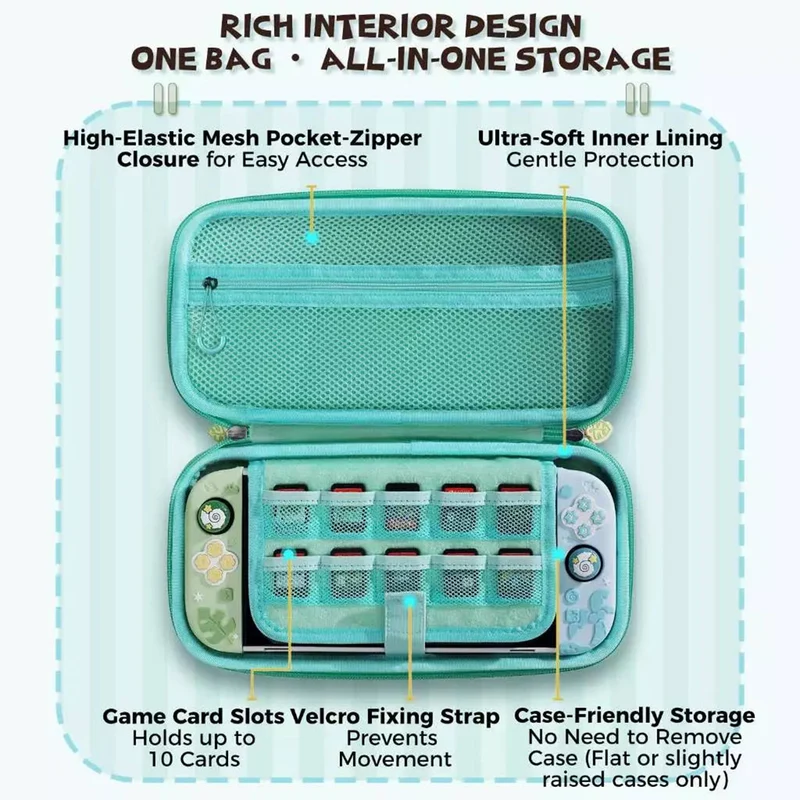 IINE Eva Carrying Storage Case for Nintendo Switch 2 (Island of Dreams) (L1275)