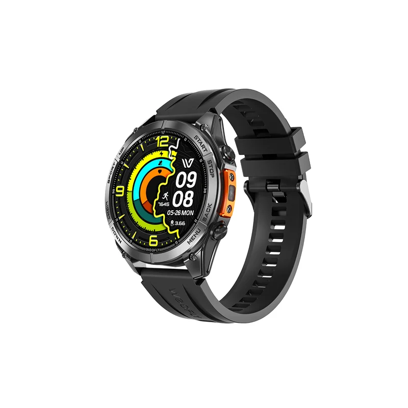 Weofly Conquer 3 Smartwatch (Black, Silver) (WFCQ654BL, WFCQ654SL)