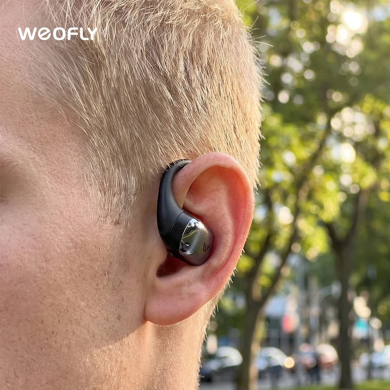 Weofly OutFits 2 Open-ear Earbuds (Black) (WFOF458BL)