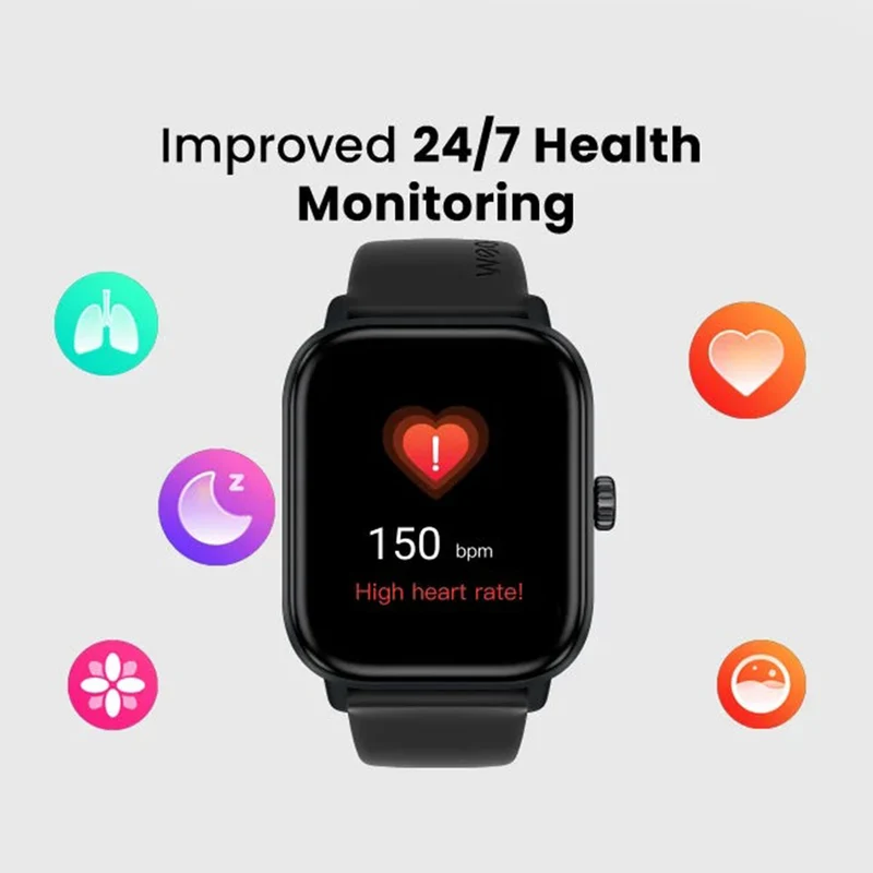 Weofly Active 3 Smartwatch (Gold, Black) (WFAC657GD, WFAC657BL)