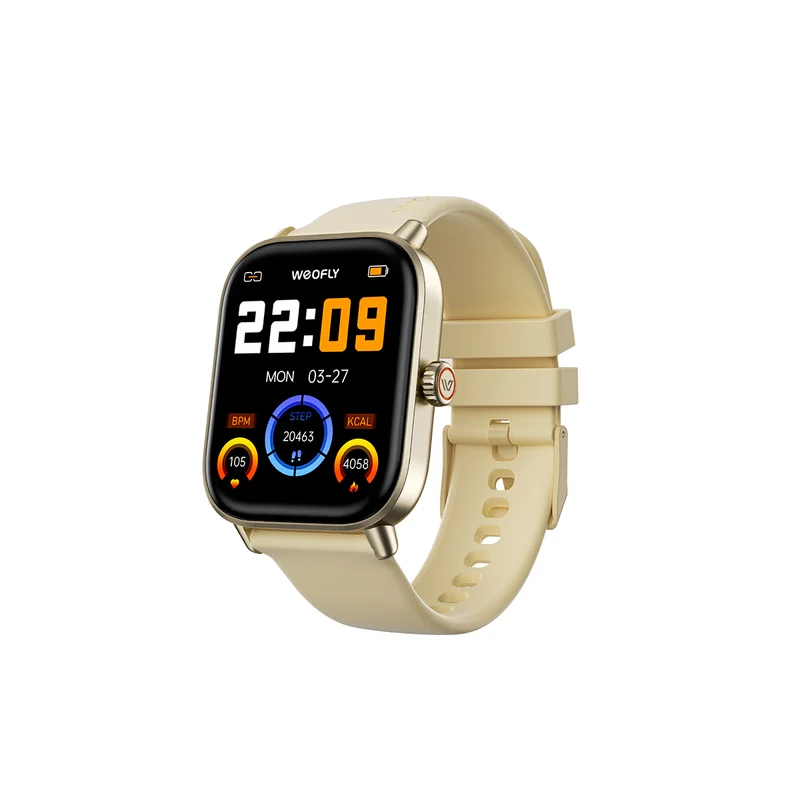 Weofly Active 3 Smartwatch (Gold, Black) (WFAC657GD, WFAC657BL)