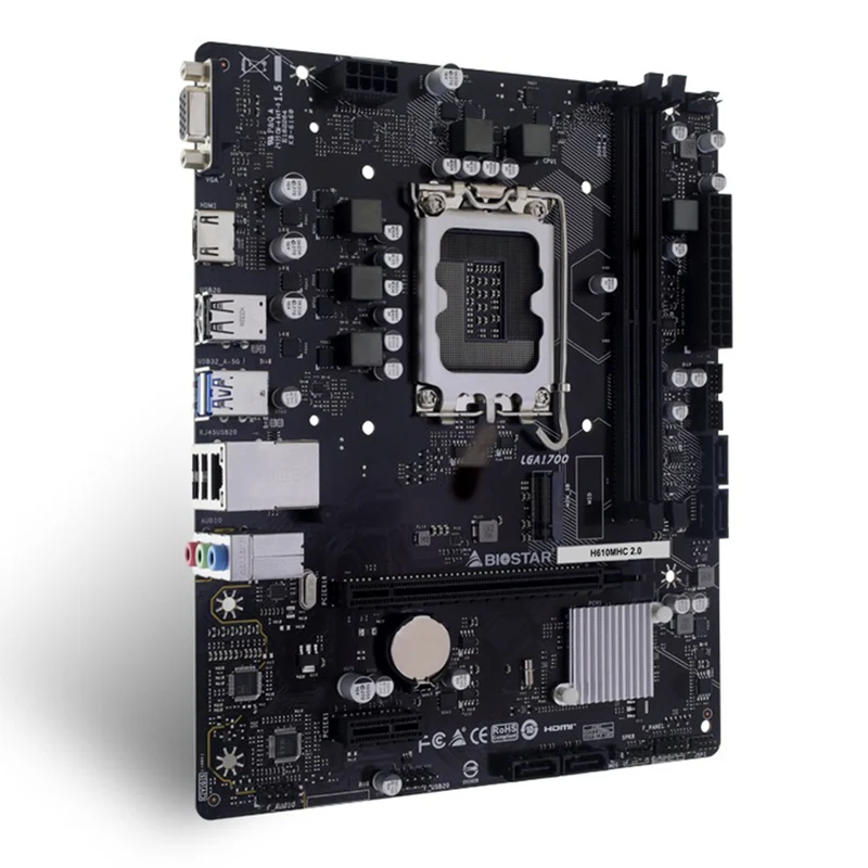 Biostar H610MHC 2.0 DDR4 Intel Motherboard