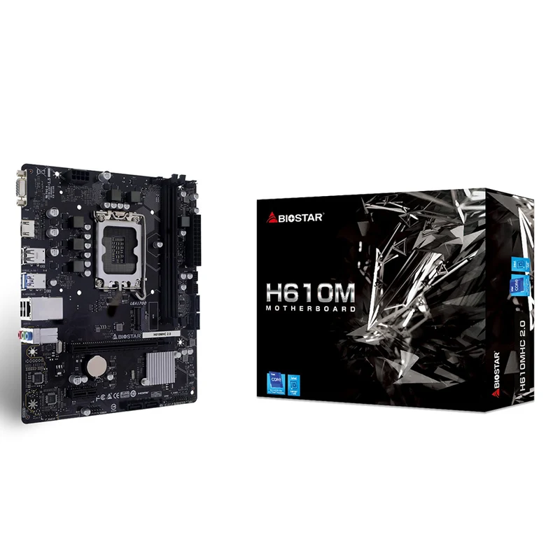 Biostar H610MHC 2.0 DDR4 Intel Motherboard