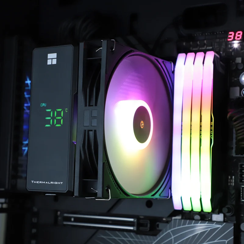 Thermalright Assassin X 120 R Digital ARGB CPU Air Cooler (Black, White)
