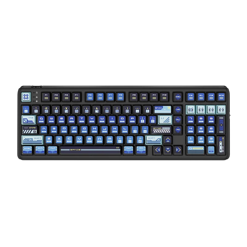 Royal Kludge RK R99 Tri-Mode RGB 101 Keys Hot-Swappable Mechanical Keyboard Slide (Cream Switch)