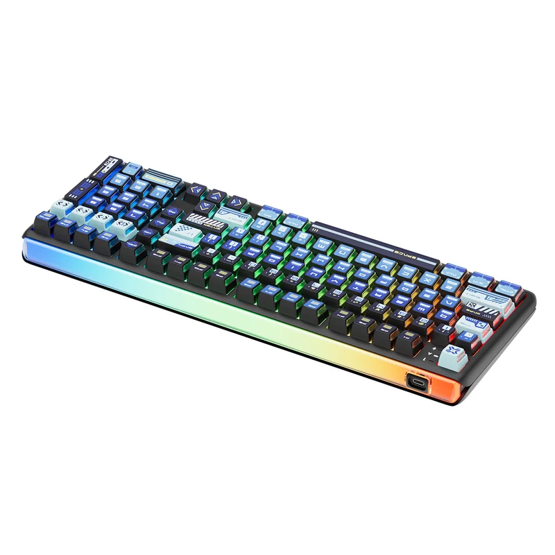 Royal Kludge RK R99 Tri-Mode RGB 101 Keys Hot-Swappable Mechanical Keyboard Slide (Cream Switch)