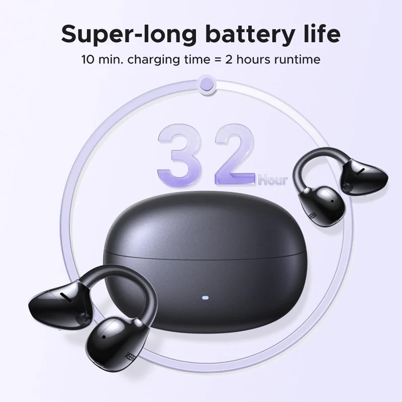 Ugreen ClipBuds Pro Hybrid Active Noise-Cancelling Earbud (Black, Silvery White, White) (WS218/85185, WS218/85911, WS218/65880)