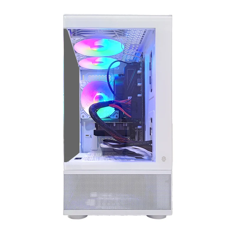Alpha Reyna White Desktop Gaming PC | AMD Ryzen 5 5500 | 16GB (2x8GB) RAM | 512GB SSD | RTX 3050 | Windows 11 Pro