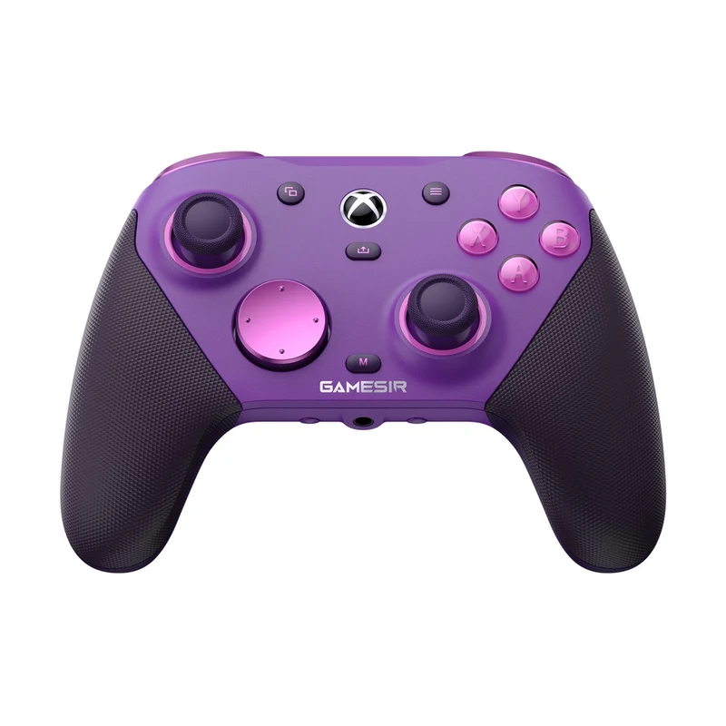 GameSir G7 Pro Tri-Mode Wired/ Wireless Gaming Controller for Xbox / Mobile / PC (Plum Purple, Orange Amber Flame)
