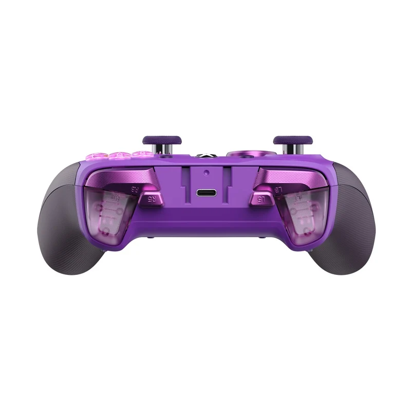 GameSir G7 Pro Tri-Mode Wired/ Wireless Gaming Controller for Xbox / Mobile / PC (Plum Purple, Orange Amber Flame)