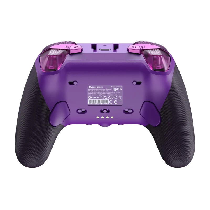GameSir G7 Pro Tri-Mode Wired/ Wireless Gaming Controller for Xbox / Mobile / PC (Plum Purple, Orange Amber Flame)