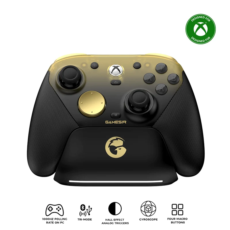 GameSir G7 Pro Tri-Mode Wired/ Wireless Gaming Controller for Xbox / Mobile / PC (Golden Ombre)