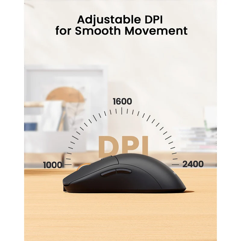 ProtoArc EM15 Bluetooth & 2.4G Dual Receiver Wireless Mouse (Black) (CP016268)