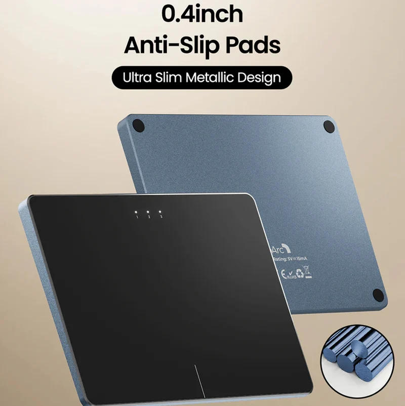 ProtoArc T1 Plus Wireless Touchpad for Windows (Deep Space Grey, White) (CP015072, CP015074)