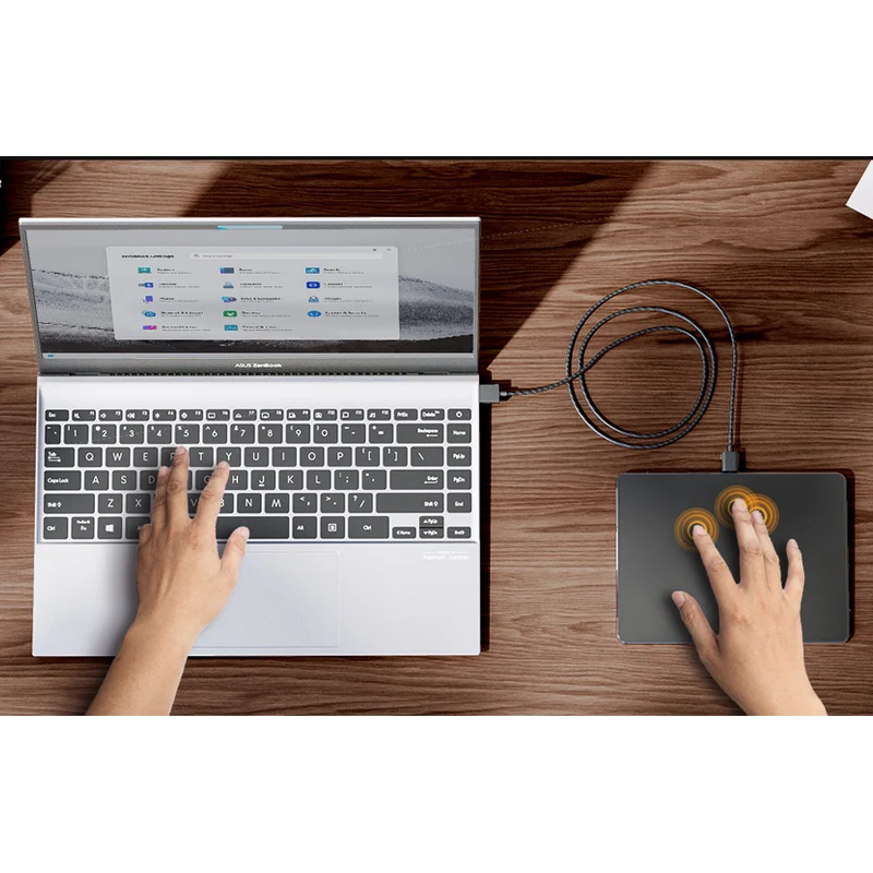 ProtoArc T1 Plus Wireless Touchpad for Windows (Deep Space Grey, White) (CP015072, CP015074)
