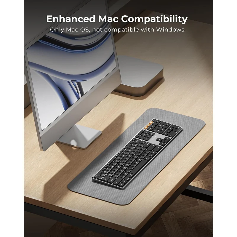 ProtoArc K110-A Full Size Backlit Aluminum Bluetooth Keyboard for Mac (Space Grey) (CP016741)