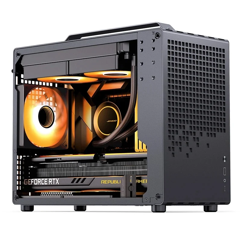 Jonsbo Z20 Mesh M-ATX Computer Case (Black, White)