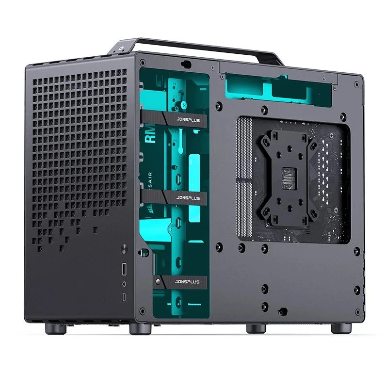 Jonsbo Z20 Mesh M-ATX Computer Case (Black, White)