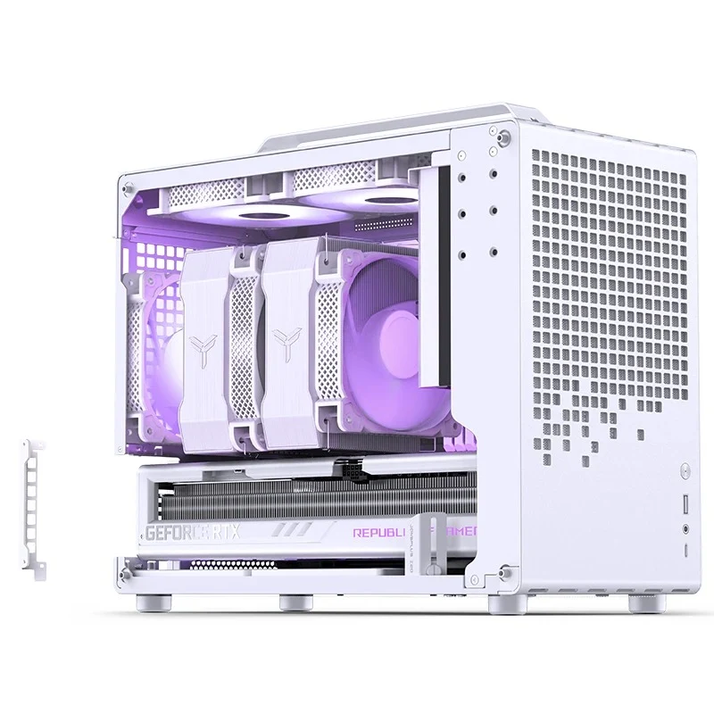 Jonsbo Z20 Mesh M-ATX Computer Case (Black, White)