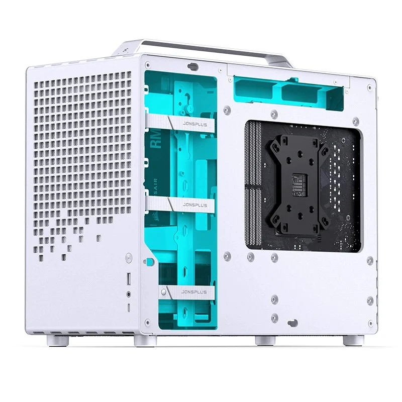 Jonsbo Z20 Mesh M-ATX Computer Case (Black, White)