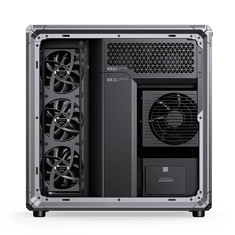Jonsbo X400 ATX Computer Case (Grey, White)