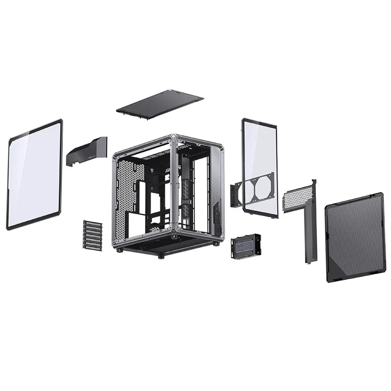 Jonsbo X400 ATX Computer Case (Grey, White)