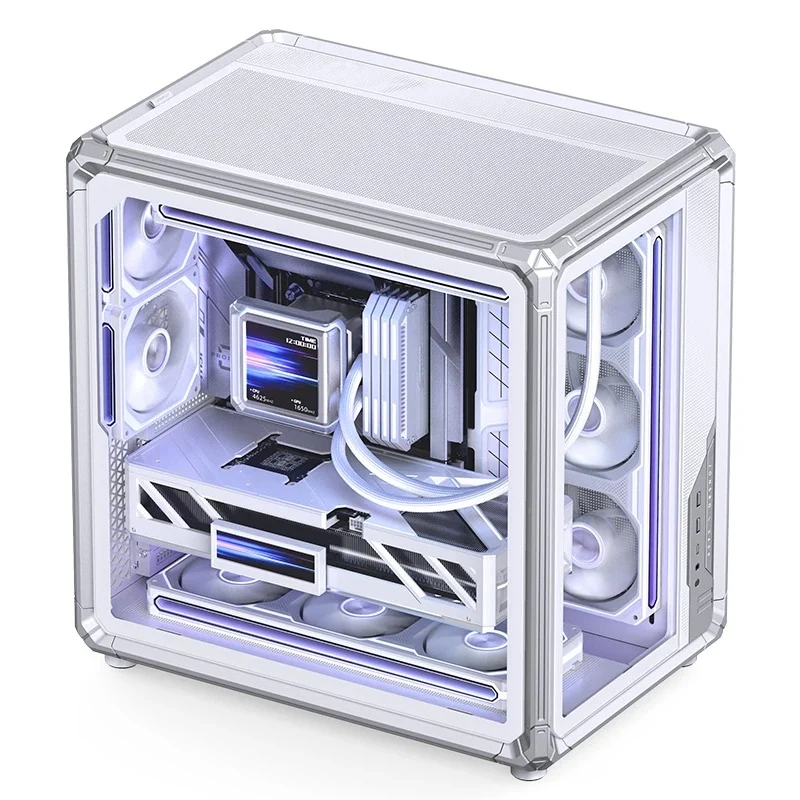 Jonsbo X400 ATX Computer Case (Grey, White)