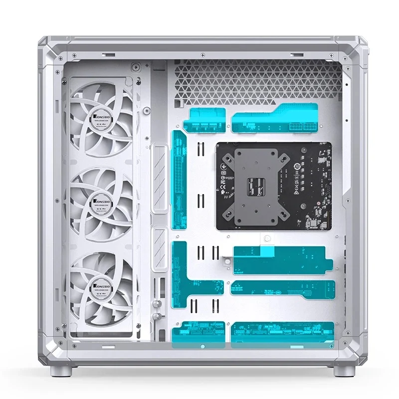 Jonsbo X400 ATX Computer Case (Grey, White)