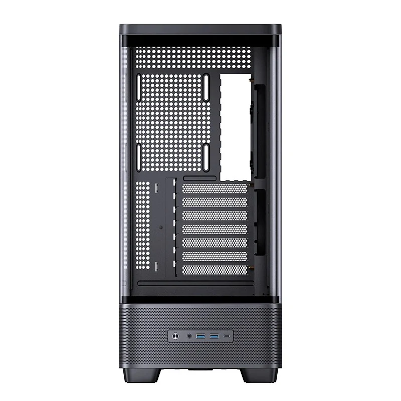 Jonsbo TK-5 ATX Computer Case (Black, White)