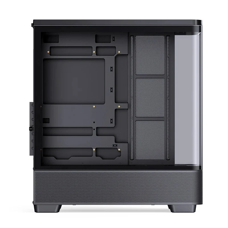 Jonsbo TK-5 ATX Computer Case (Black, White)