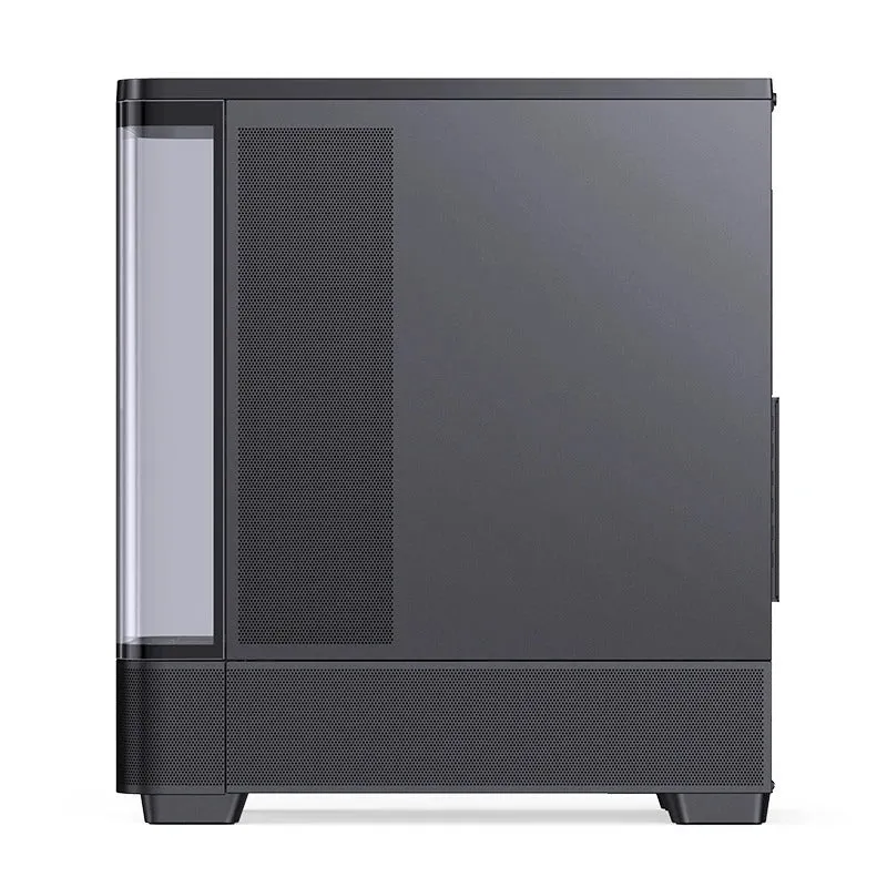 Jonsbo TK-5 ATX Computer Case (Black, White)
