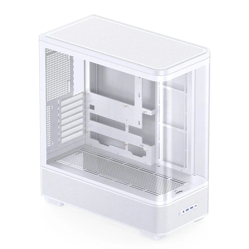 Jonsbo TK-5 ATX Computer Case (Black, White)