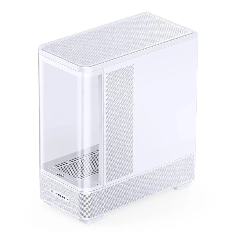 Jonsbo TK-5 ATX Computer Case (Black, White)