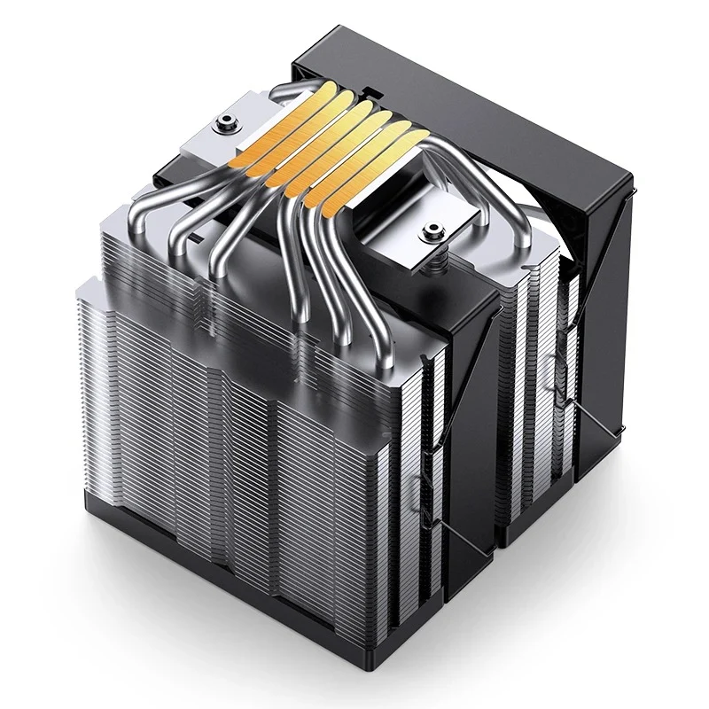 Jonsbo CB80 ARGB Dual-Tower CPU Cooler (Black, White)