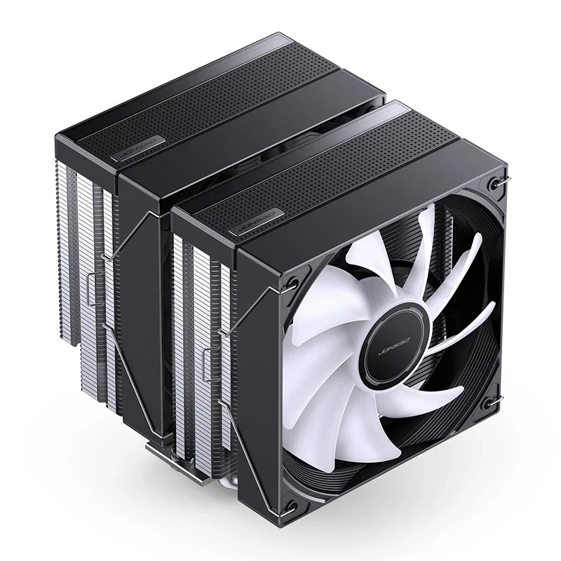 Jonsbo CB80 ARGB Dual-Tower CPU Cooler (Black, White)