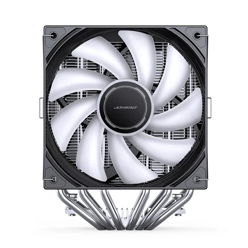 Jonsbo CB80 ARGB Dual-Tower CPU Cooler (Black, White)